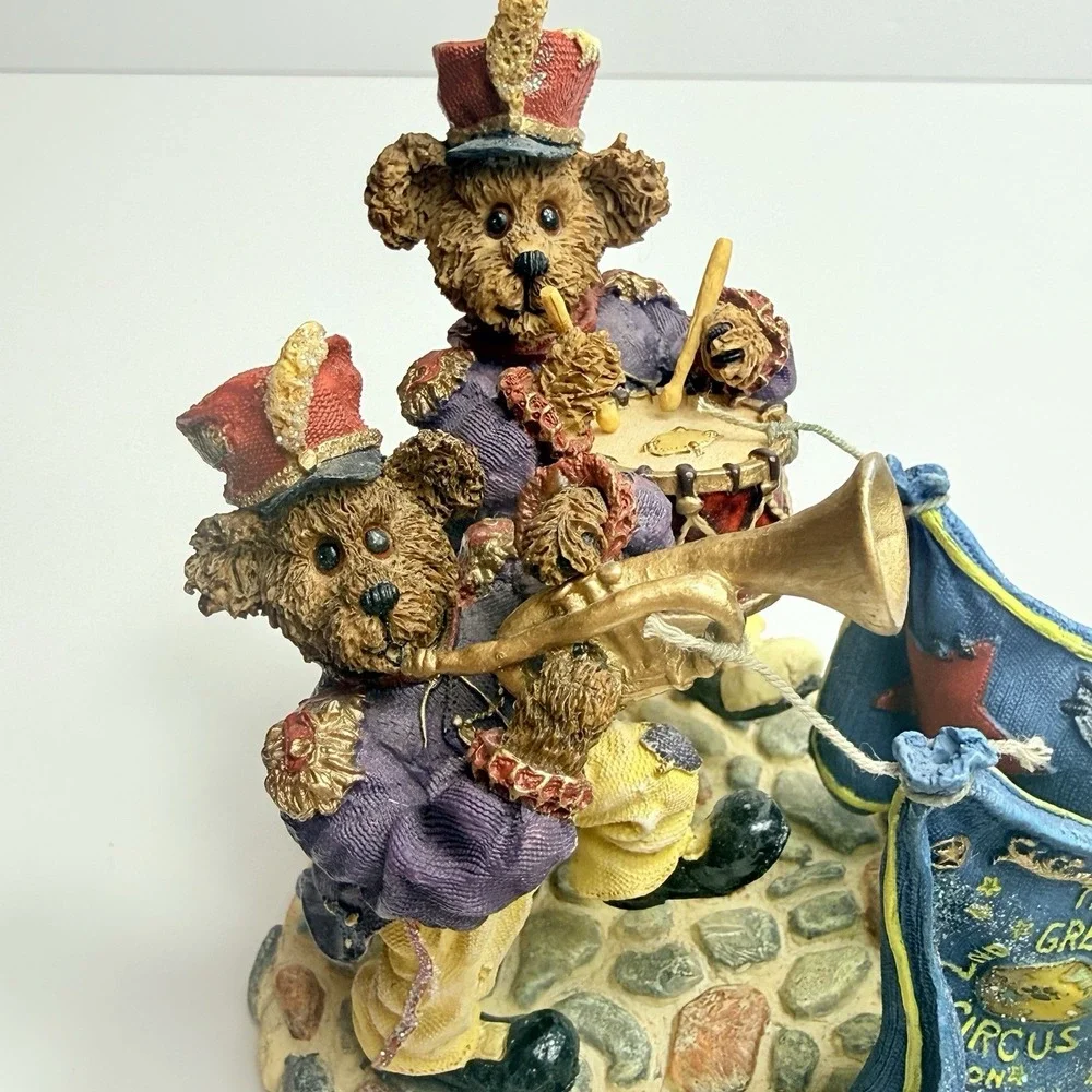 Vintage Boyds Bears Circus Parade Elephant Figurine 227808 Limited Edition 7021